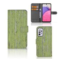 Samsung Galaxy A33 5G | Book Style Case | Green Wood - thumbnail