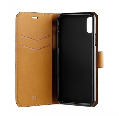 Xqisit iPhone Xs Max Black Slim Portemonneehouder Zwart