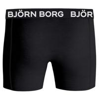 Bjorn Borg boxershorts cotton stretch 3-pack zwart - thumbnail