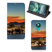 Nokia 3.4 | Hoesje maken | Olifanten - thumbnail