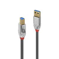 LINDY Cromo Line 36660 0,5 m USB 3.0 type A naar B kabel, antraciet - thumbnail