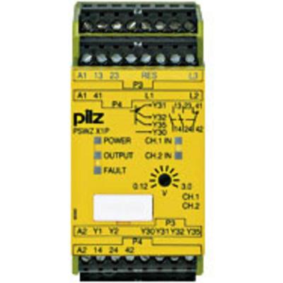 PILZ PSWZ X1P 3V /24-240VACDC 2n/o 1n/c 2so Veiligheidsschakelapparaat 2x NO, 1x NC (b x h x d) 45 x 94 x 121 mm 1 stuk(s)