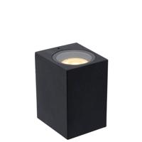 Lucide ZARO - Wandspot / Wandlamp Binnen/Buiten - 1xGU10 - IP44 - Zwart - thumbnail