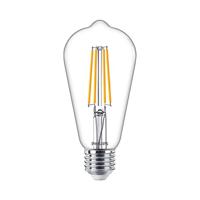 Signify 34796000 Gloeilamp-lamp Energielabel D (A - G) E27 Peer 5.9 W Warmwit (Ø x l) 64 mm x 140 mm 1 stuk(s) - thumbnail