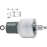 HAZET Dopsleutelbit 1010-22 · 3/4 inch (20 mm) vierkant hol · Binnen-zeskant-profiel · SW 22 mm - thumbnail