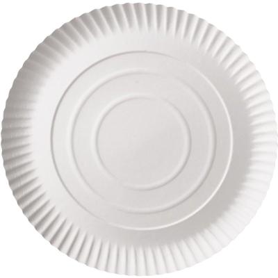 Bord "pure", rond, wit, diameter 26 cm, uit karton, pak van 100 stuks Bord "pure", rond, wit, diameter 26 cm, uit karton, pak van 100 stuks