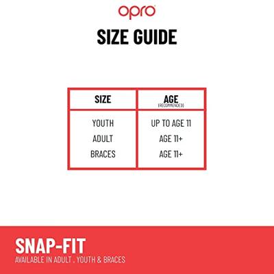 Opro 790009 Snap-Fit Mouthguard - White - JR - thumbnail