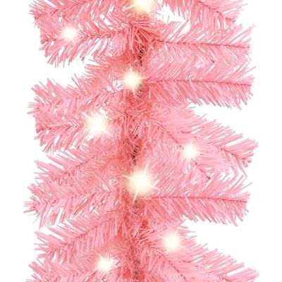 VidaXL Kerstslinger met led-lampjes 5 m roze - thumbnail