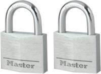 De Raat Master Lock hangslot met sleutelslot, model 9130EURT, pak van 2 stuks - thumbnail