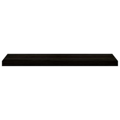 Traptreden 2 st 90x30x2 cm massief eikenhout donkerbruin