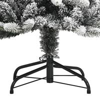 Kunstkerstboom met sneeuw 180 cm PVC en PE - thumbnail