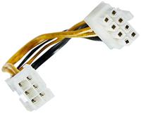 Delock Stroom Aansluitkabel [1x PCIe-stekker 8-polig - 1x PCIe-bus 6-polig] 0.20 m Geel, Zwart - thumbnail