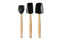 Le Creuset Spatelset - 3 stuks - Premium - Zwart - thumbnail