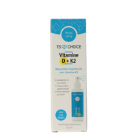 TS Choice Vitaminespray vitamine D3 + K2 25 Milliliter - thumbnail