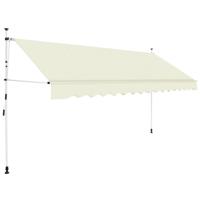 Luifel handmatig uittrekbaar 350 cm crme - thumbnail