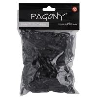 Pagony elastiekjes breed zwart - thumbnail