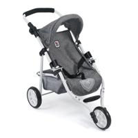 Poppenwagen Jogger Lola - Grey Jeans - thumbnail