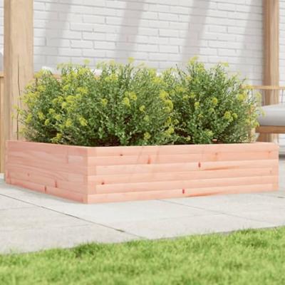 VidaXL Plantenbak 100x100x23 cm massief douglashout