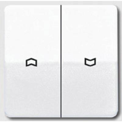 Jung CD595PWW Jaloezie-schakelaar, Jaloezie-schakelaar/-knop Afdekking 2-voudig Alpine-wit 1 stuk(s)