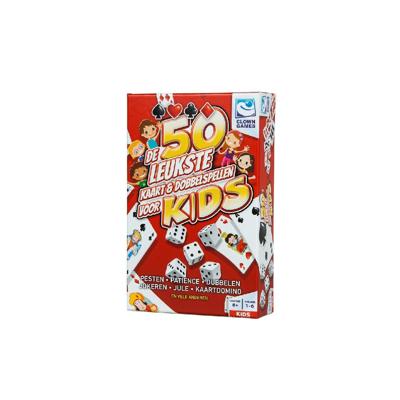 Clown Games kids 50 kaart & dobbel spellen Clown Games kids 50 kaart & dobbel spellen