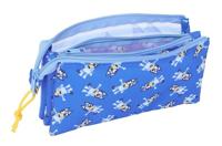 Pennenetui met 3 vakken Bluey Let's play Blauw 22 x 12 x 3 cm - thumbnail