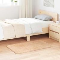 Hoogpolig vloerkleed NAVARRA 60x100 cm polyester beige - thumbnail