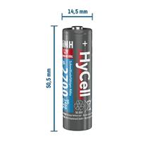 HyCell HR06 2700 Oplaadbare AA batterij (penlite) NiMH 2400 mAh 1.2 V 4 stuk(s) - thumbnail
