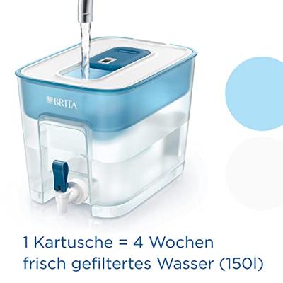Brita flow waterfilter 8.2l blauw/wit