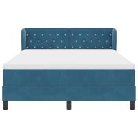 Boxspringbed met donkergrijs fluwelen matras 80x200 cm - thumbnail