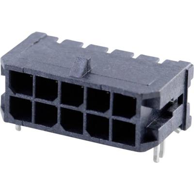 Molex 430451006 Male header, inbouw (standaard) Totaal aantal polen: 10 Rastermaat: 3 mm Inhoud: 1 stuk(s) Tape on Full reel Molex 430451006 Male header, inbouw (standaard) Totaal aantal polen: 10 Rastermaat: 3 mm Inhoud: 1 stuk(s) Tape on Full reel