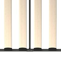 Bedbankframe metaal grijs 90x200 cm - thumbnail