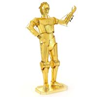 Metal Earth C-3PO gold Metalen bouwpakket - thumbnail