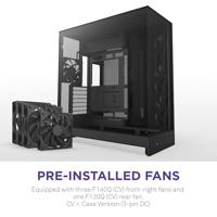 NZXT H9 Flow zwart - thumbnail