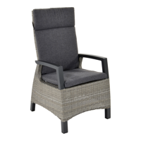 Lesli Living  Dining Tuinstoel - Prato Brick - Aluminium/Wicker - Lesli Living - thumbnail