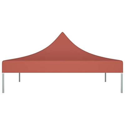 VidaXL Partytentdak 270 g/m² 3x3 m terracotta - thumbnail