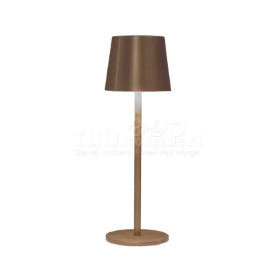 Draadloze Tafellamp Brons 27,5cm