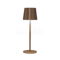 Draadloze Tafellamp Brons 27,5cm - thumbnail