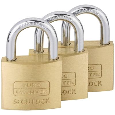 Burg Wächter 15291 Hangslot 37.60 mm Gelijksluitend Messing Sleutelslot Burg Wächter 15291 Hangslot 37.60 mm Gelijksluitend Messing Sleutelslot