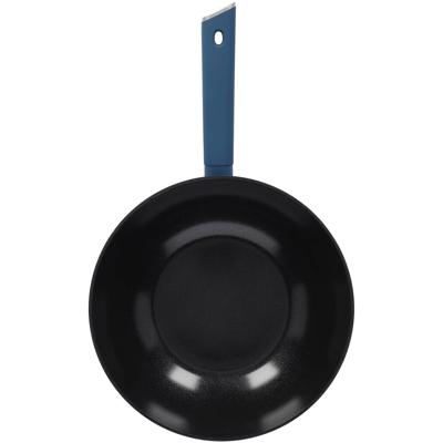 Hugo Kennis wokpan - blauw/zwart - ø28x8 cm Hugo Kennis wokpan - blauw/zwart - ø28x8 cm