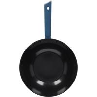 Hugo Kennis wokpan - blauw/zwart - ø28x8 cm - thumbnail