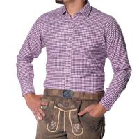 Trachten Blouse Oktoberfest Paars - thumbnail