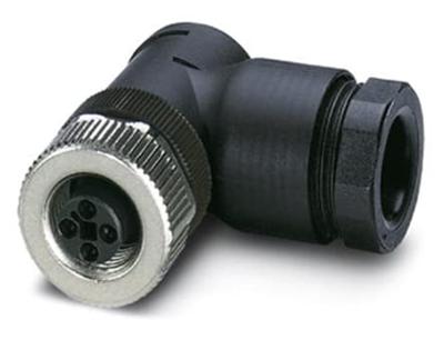 Phoenix Contact 1408989 Sensor/actuator connector, niet geassembleerd M12 Aantal polen (sensoren): 4 Bus, haaks 1 stuk(s)