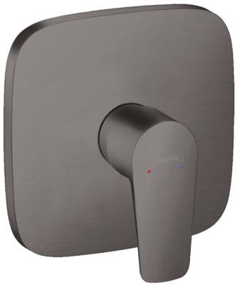 Hansgrohe Talis E ééngreeps douchemengkraan afbouwdeel, Brushed Black Chrome Hansgrohe Talis E ééngreeps douchemengkraan afbouwdeel, Brushed Black Chrome