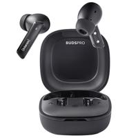 Intenso Buds Pro T500HAE schwarz In Ear oordopjes Bluetooth Zwart Noise Cancelling Waterafstotend Mobiele telefoon - thumbnail
