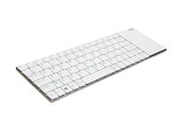Rapoo E2710 Draadloos multimedia toetsenbord met touchpad Toetsenbord Wit - thumbnail