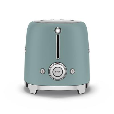 Smeg TSF01EGMEU broodrooster 2x2, emerald green Smeg TSF01EGMEU broodrooster 2x2, emerald green