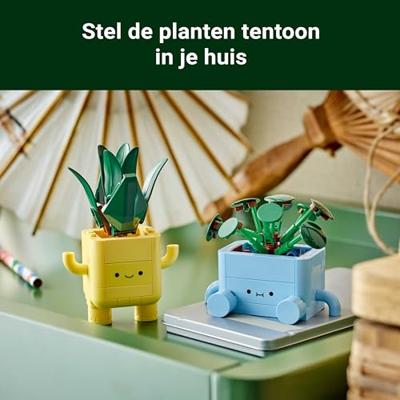 LEGO Icons Botanicals 10349 Vrolijke Plantjes