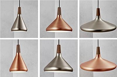Hanglamp metaal &apos;Nori 18&apos; brushed staal E27 metaal hout 270mm DFTP