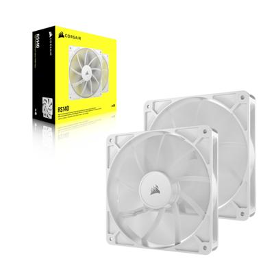 Corsair CO-9050195-WW PC-ventilator Wit (b x h x d) 140 x 25 x 140 mm - thumbnail