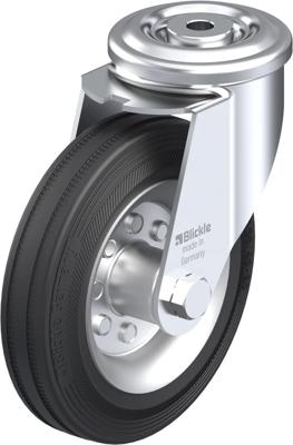 Blickle LER-VE 160R Zwenkwiel Wieldiameter: 160 mm Draagvermogen (max.): 135 kg 1 stuk(s)